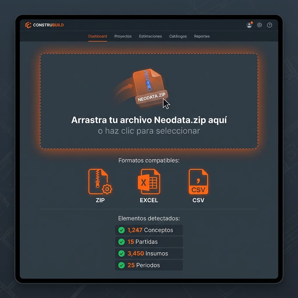 Importación Neodata